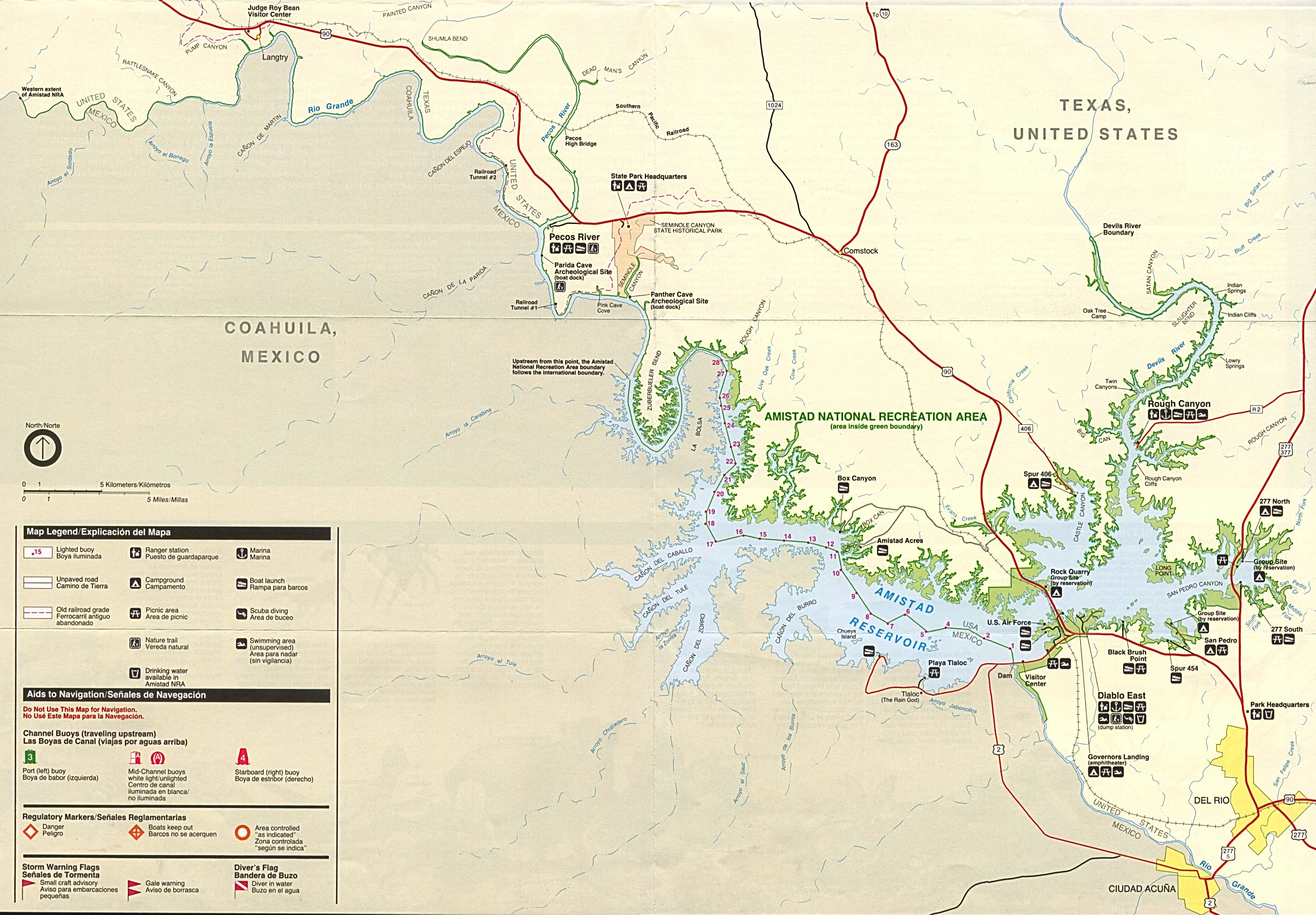 The Southern Transcontinental Railroad - Amistad National Recreation Area  (U.S. National Park Service)